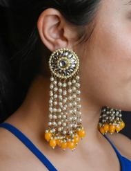 Yellow Pratha earings 